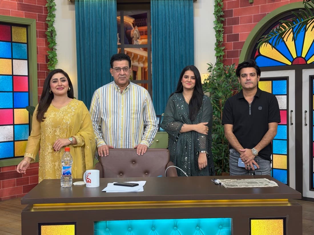 Sana Khan representing GetMindCare on national television (GNN)